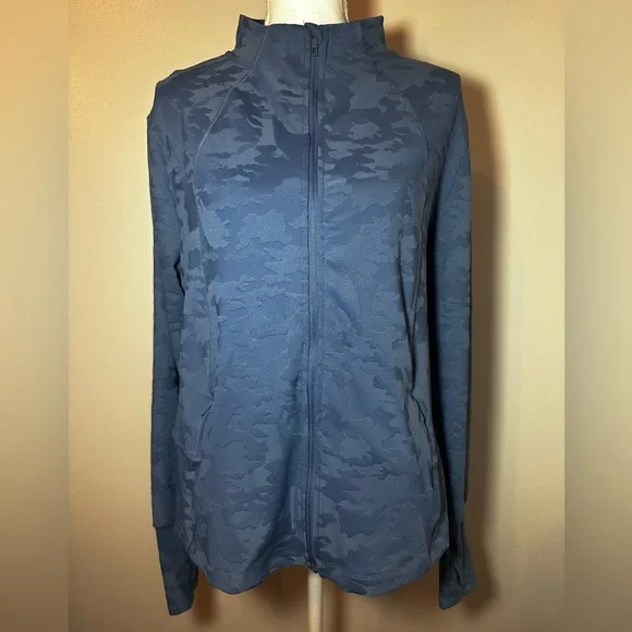 Spyder Women's Embossed Camo Full Zip Active Jacket XL - Picture 1 of 15